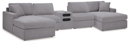 Modmax - Sectional - Granite Stationary Sectionals by Signature Design by Ashley® - Walls Furniture & Mattress