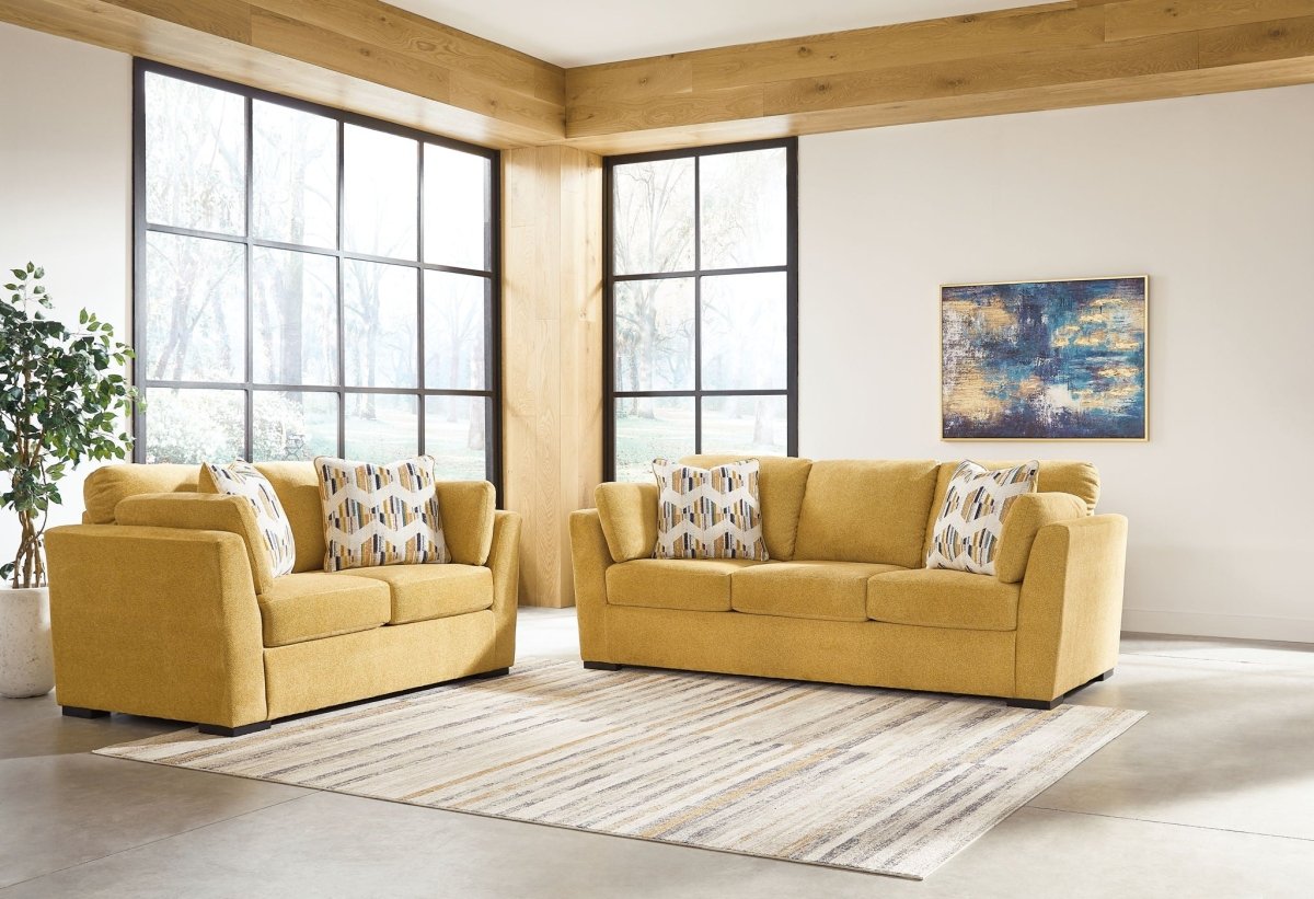 Keerwick - Living Room Set Stationary Chair & Ottoman by Signature Design by Ashley® - Walls Furniture & Mattress