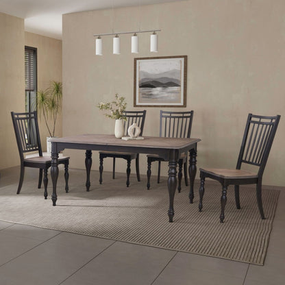 Magnolia Manor - Leg Table Set 5 Piece Dining Room Sets by Liberty Furniture - Walls Furniture & Mattress