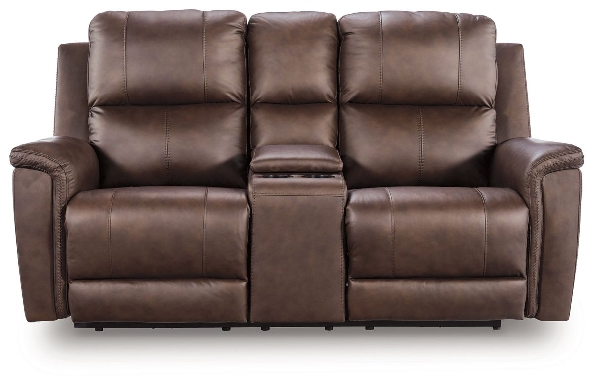 Bleckley - Power Reclining Loveseat With Console / Adjustable Headrest Reclining Loveseats by Signature Design by Ashley® - Walls Furniture & Mattress