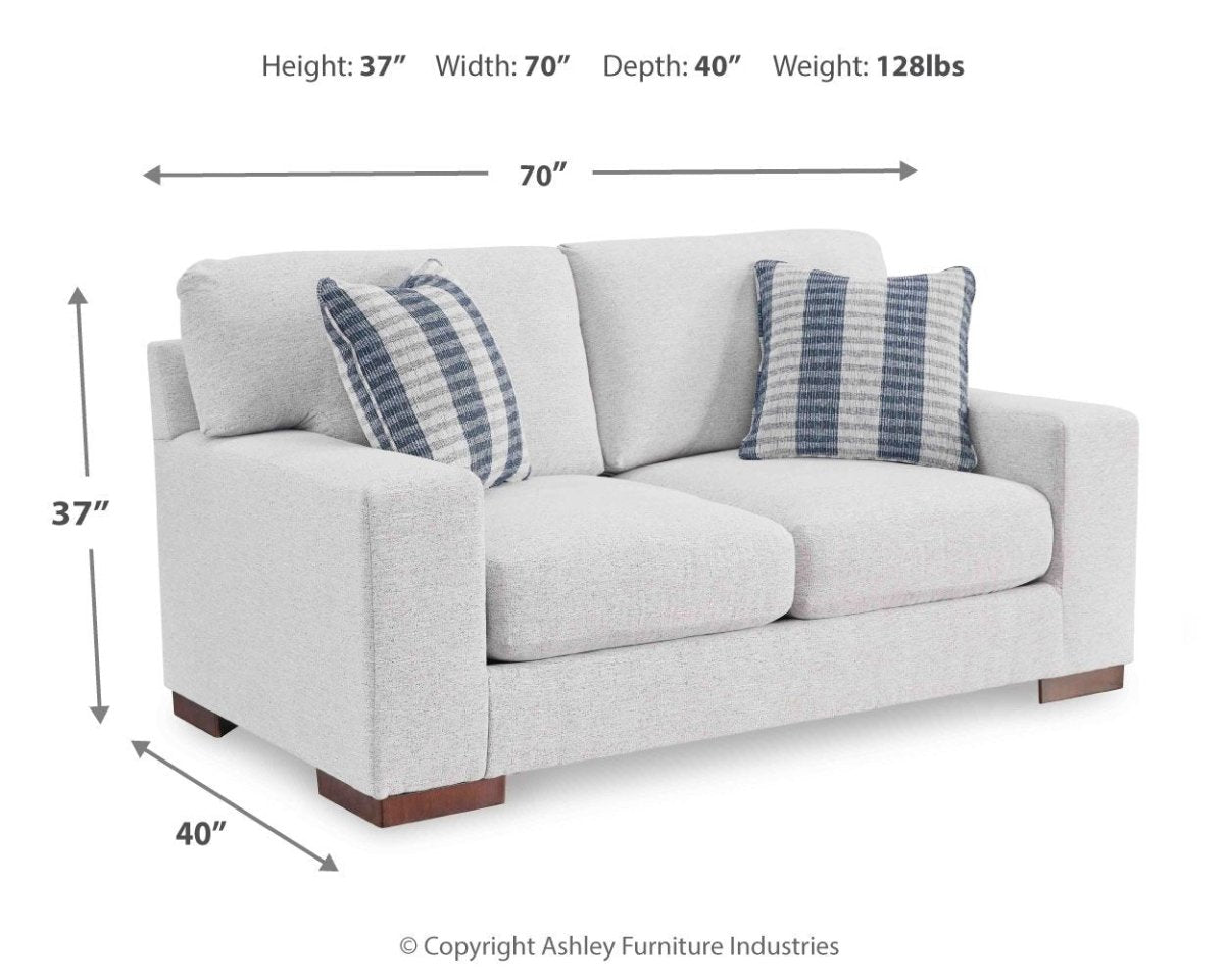 Belvoir - Loveseat Stationary Loveseats by Ashley® - Walls Furniture & Mattress