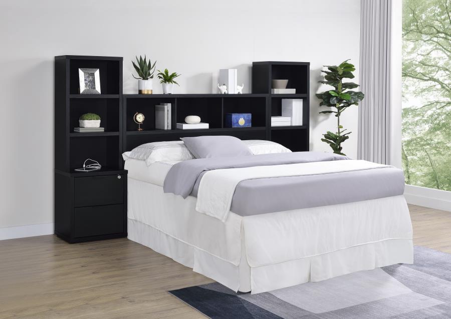 Westpark - 3 Piece Bedroom Set Bookcase Headboard 3 Piece Bedroom Sets by Coaster Fine Furniture - Walls Furniture & Mattress