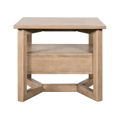 Proximity Place - Rectangular End Table - Light Brown End Tables by Liberty Furniture - Walls Furniture & Mattress