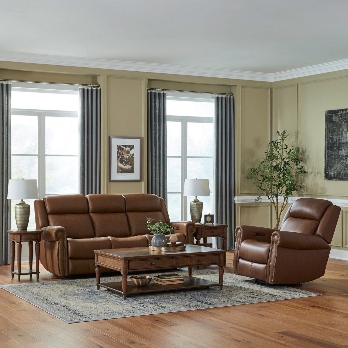 Carlton - Sofa Set Reclining Sofas & Loveseats by Liberty Furniture - Walls Furniture & Mattress
