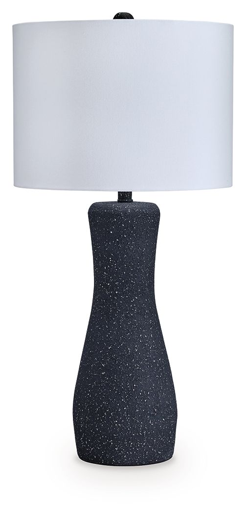 Maykins - Black - Metal Table Lamp Table Lamps by Signature Design by Ashley® - Walls Furniture & Mattress