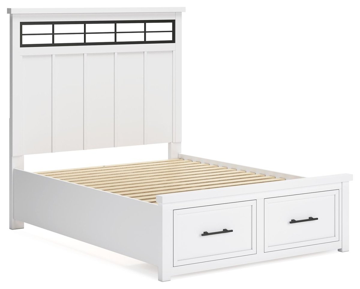 Ashbryn - Panel Storage Bed Storage Beds by Benchcraft® - Walls Furniture & Mattress