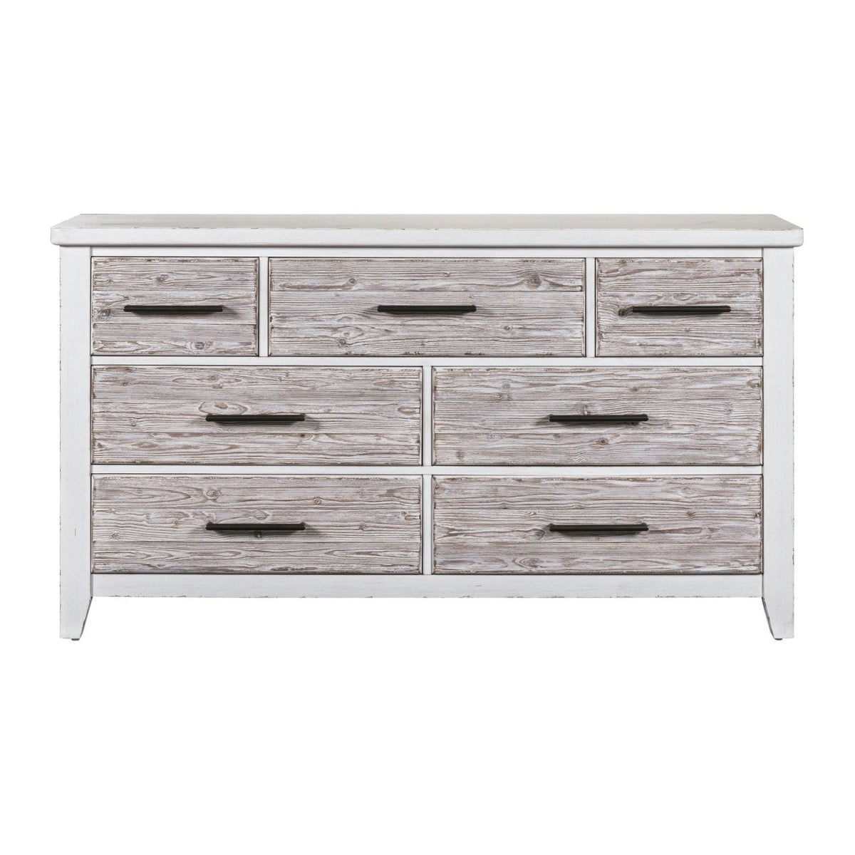Backroads - 7 Drawer Dresser - White Dressers by Liberty Furniture - Walls Furniture & Mattress