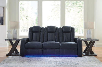 Fyne - dyme - Reclining Living Room Set Reclining Sofas & Loveseats by Signature Design by Ashley® - Walls Furniture & Mattress