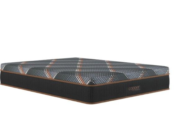 Copper Hybrid Plush Smooth Top King Mattress Hybrid Mattresses by Spring Air - Walls Furniture & Mattress
