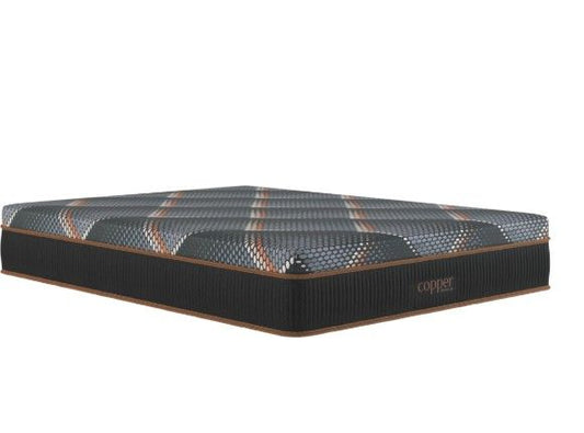 Copper Hybrid Plush Smooth Top King Mattress Hybrid Mattresses by Spring Air - Walls Furniture & Mattress