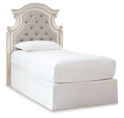 Realyn - Twin UPH Panel Headboard - Chipped White Panel Headboards by Signature Design by Ashley® - Walls Furniture & Mattress