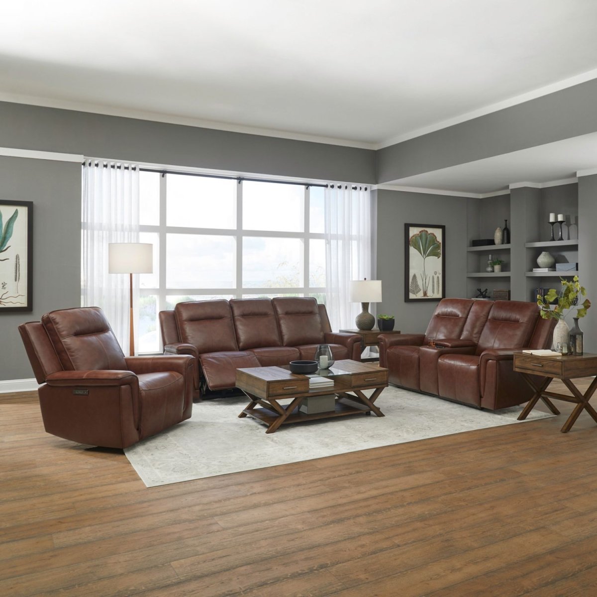 Avery - Sofa Set Reclining Sofas & Loveseats by Liberty Furniture - Walls Furniture & Mattress