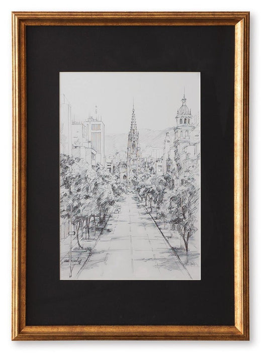 Lemmill - Wall Art - Black / White Framed Prints by Signature Design by Ashley® - Walls Furniture & Mattress