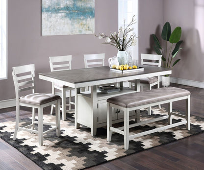 Richland - Counter Table Set 5 Piece Dining Room Sets by New Classic - Walls Furniture & Mattress
