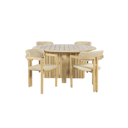 Sedona - Round Patio Dining Set 5 Piece Outdoor Sets by New Classic - Walls Furniture & Mattress