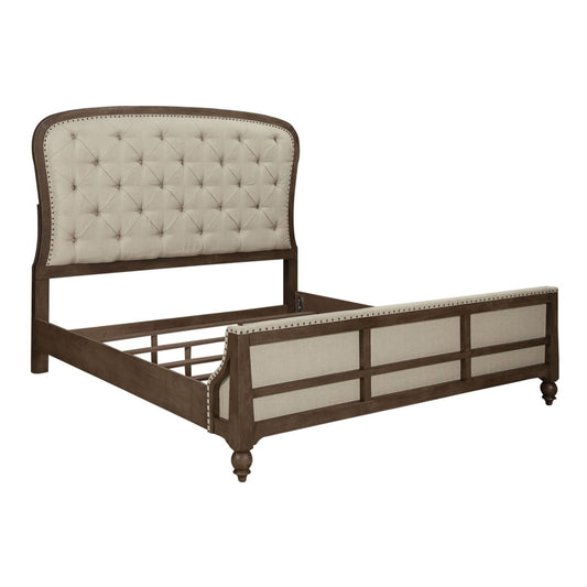 Americana Farmhouse - Shelter Bed Upholstered Beds by Liberty Furniture - Walls Furniture & Mattress