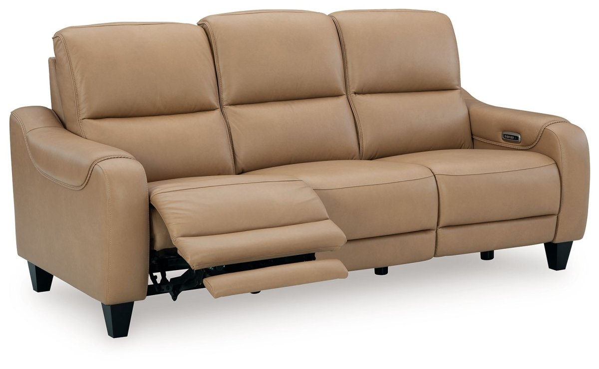 Mosswell - Power Reclining Sofa With Adj Headrest - Toffee Reclining Sofas by Ashley® - Walls Furniture & Mattress
