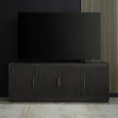 Modern Edge - 77" TV Console - Caffe TV Stands by Liberty Furniture - Walls Furniture & Mattress