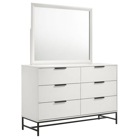 Sonora - 6 - Drawer Dresser Dressers by Coaster Fine Furniture - Walls Furniture & Mattress