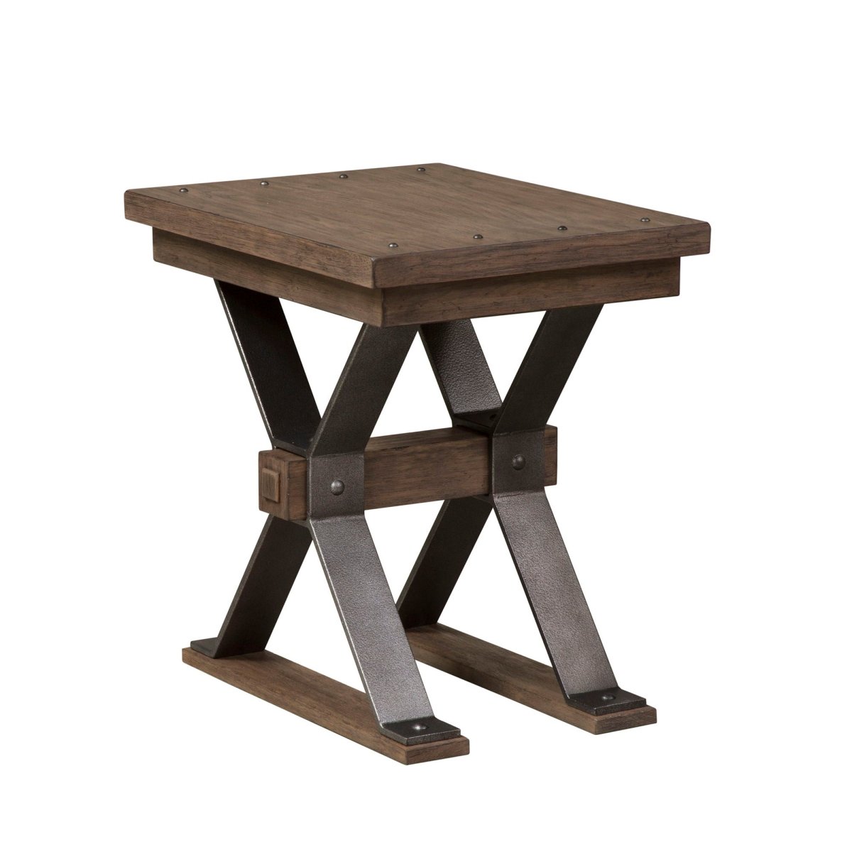 Sonoma Road - Chair Side Table - Light Brown Chair Side Tables by Liberty Furniture - Walls Furniture & Mattress