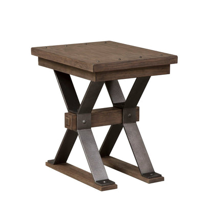 Sonoma Road - Chair Side Table - Light Brown Chair Side Tables by Liberty Furniture - Walls Furniture & Mattress