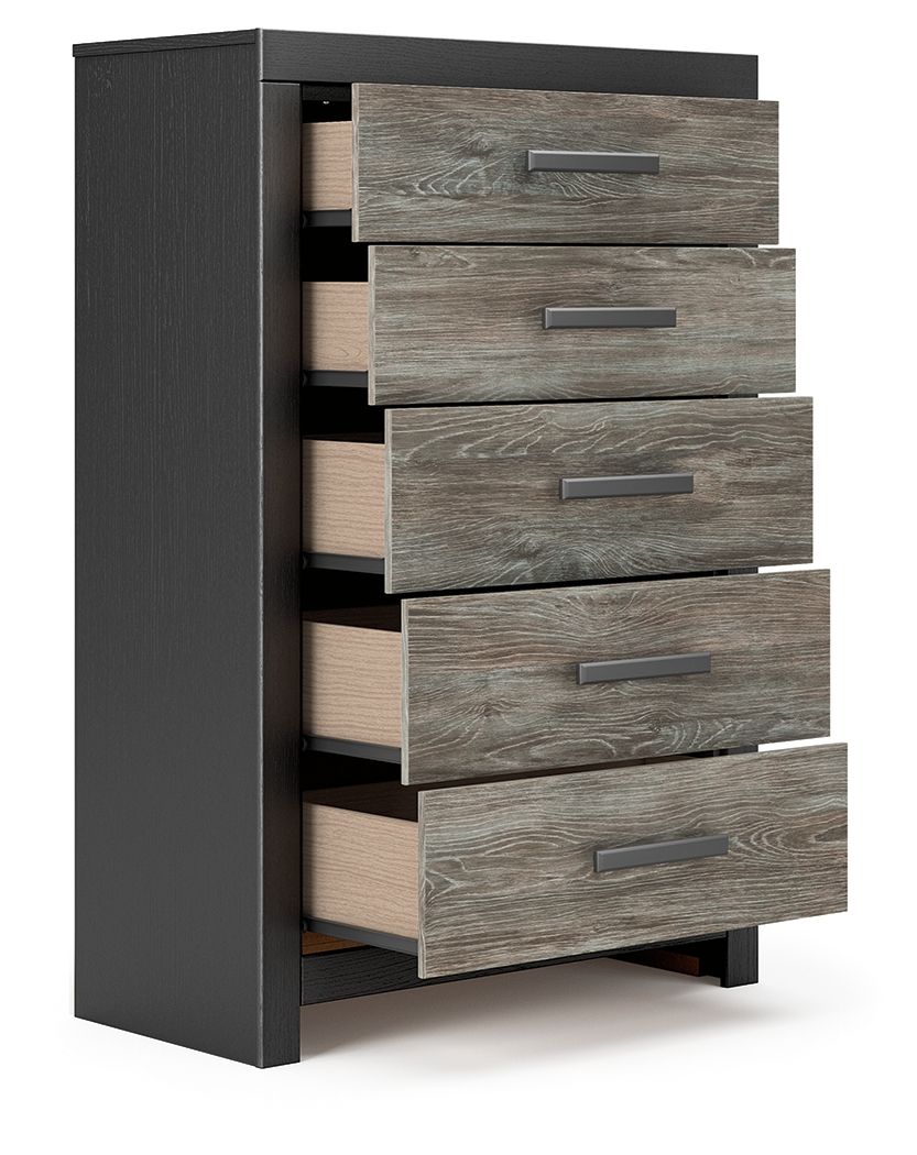 Broachmyn - Five Drawer Chest Accent Chests by Signature Design by Ashley® - Walls Furniture & Mattress
