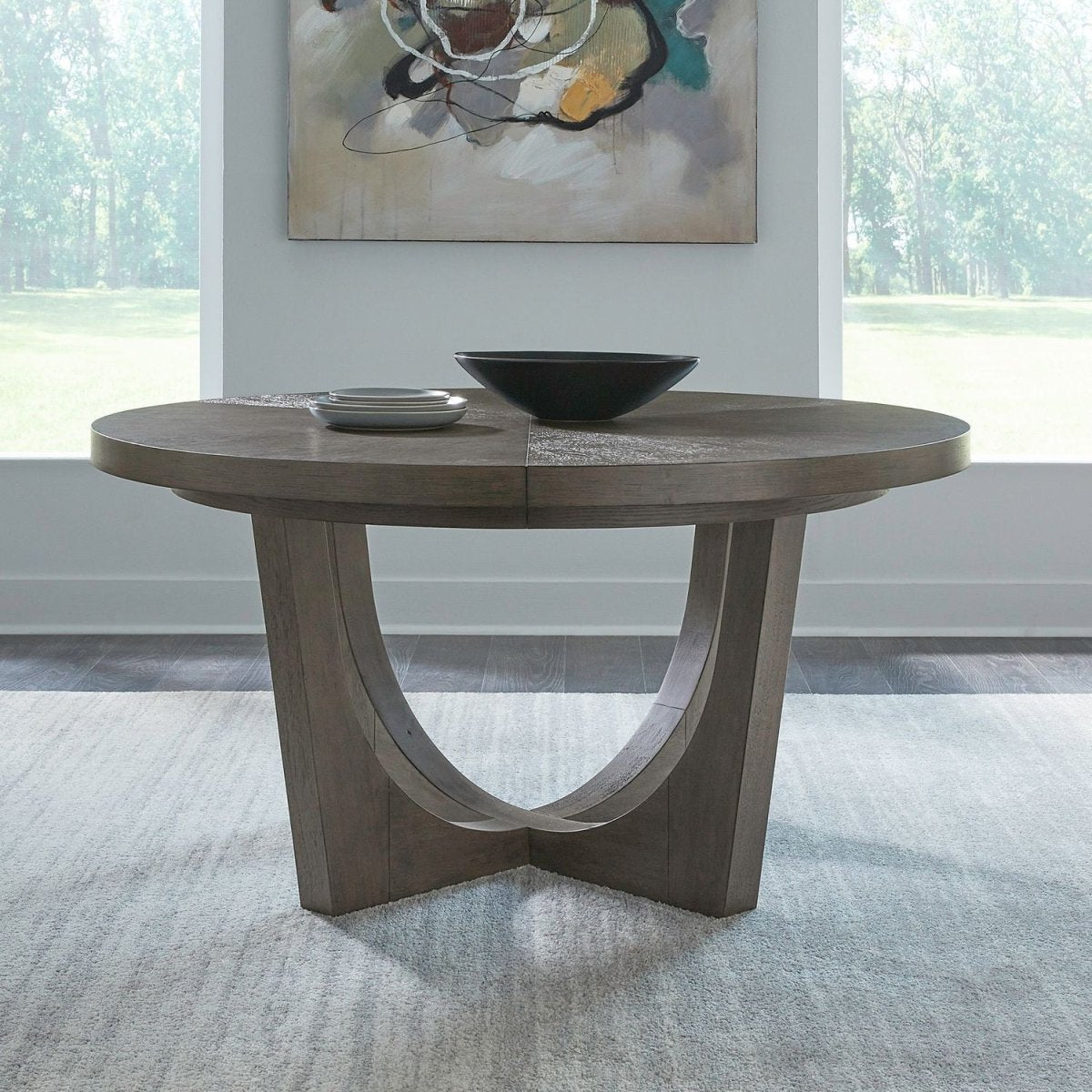 Cascade Falls - Pedestal Table - Brown Dining Tables by Liberty Furniture - Walls Furniture & Mattress