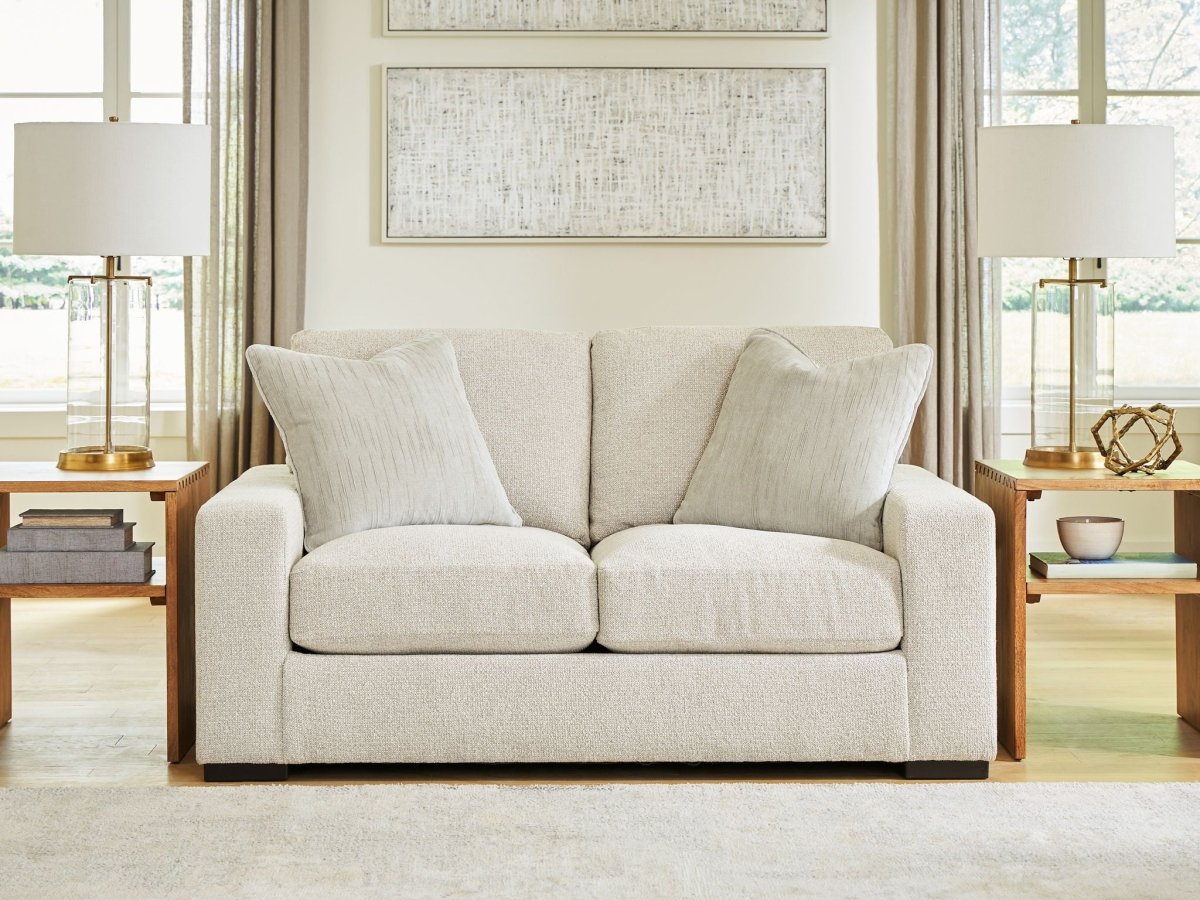 Conlee - Pike - Loveseat - Linen Stationary Loveseats by Signature Design by Ashley® - Walls Furniture & Mattress