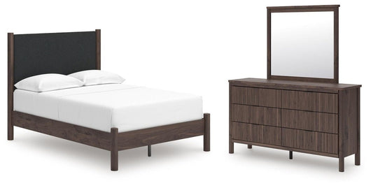 Pamytta - Upholstered Platform Bedroom Set 3 Piece Bedroom Sets by Signature Design by Ashley® - Walls Furniture & Mattress
