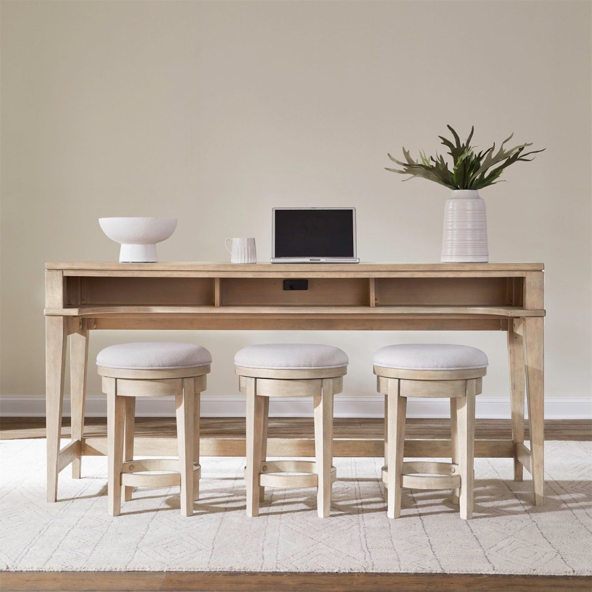 Brentwood - 4 Piece Set - Sandstone 4 Piece Living Room Sets by Liberty Furniture - Walls Furniture & Mattress