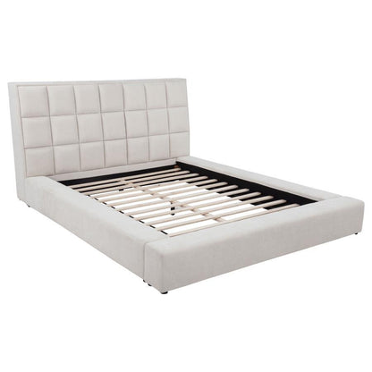 Dreux - Upholstered Panel Platform Bed Upholstered Beds by Coaster Fine Furniture - Walls Furniture & Mattress