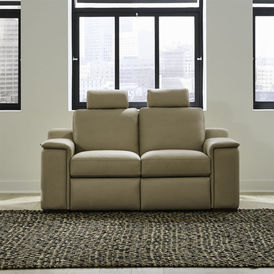 Armon - Loveseat With Power Footrest & ZG - Oslo Fawn Reclining Loveseats by Liberty Furniture - Walls Furniture & Mattress