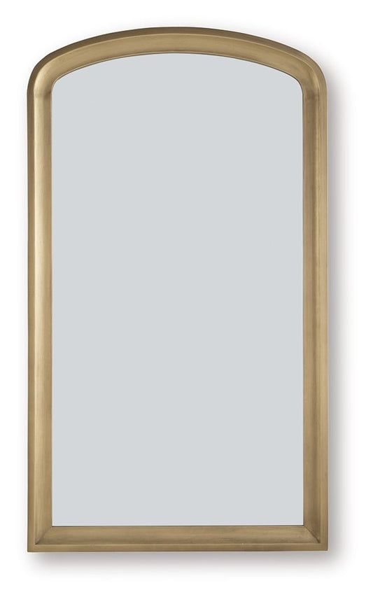 Fintan - Gold Finish - Floor Mirror Floor Mirrors by Signature Design by Ashley® - Walls Furniture & Mattress