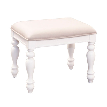 Summer House - Vanity Stool - White Vanity Stools by Liberty Furniture - Walls Furniture & Mattress