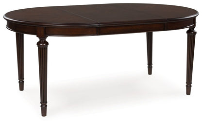 Lavinton - 8 Pc. - Dining Room Extension Table, 6 Side Chairs, Server - Brown 8 + Piece Dining Room Sets by Signature Design by Ashley® - Walls Furniture & Mattress