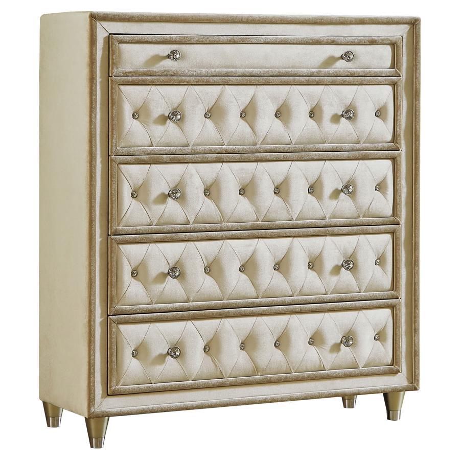 Antonella - 5 - Drawer Bedroom Chest Accent Chests by CoasterElevations - Walls Furniture & Mattress