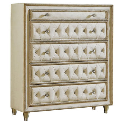 Antonella - 5 - Drawer Bedroom Chest Accent Chests by CoasterElevations - Walls Furniture & Mattress