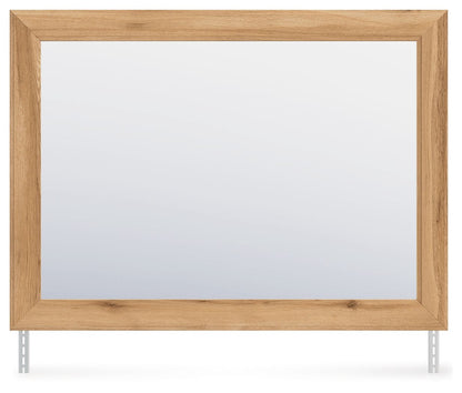 Aleaport - Warm Brown - Bedroom Mirror Bedroom Mirrors by Signature Design by Ashley® - Walls Furniture & Mattress