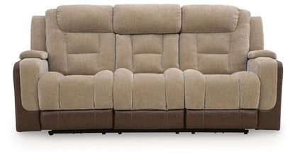 Mixed Motion - Power Reclining Sofa With Adjustable Headrest Reclining Sofas by Signature Design by Ashley® - Walls Furniture & Mattress