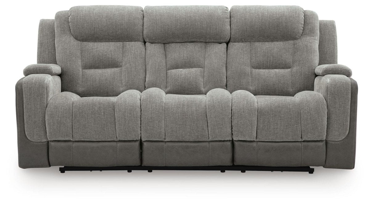 Mixed Motion - Power Reclining Sofa With Adjustable Headrest Reclining Sofas by Signature Design by Ashley® - Walls Furniture & Mattress