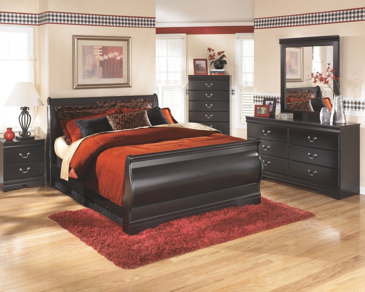 Huey Vineyard - Sleigh Bed Sleigh Beds by Signature Design by Ashley® - Walls Furniture & Mattress