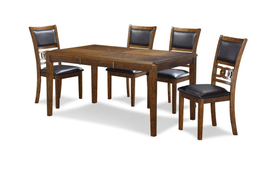 Gia - Dining Table Set 6 Piece Dining Room Sets by New Classic - Walls Furniture & Mattress