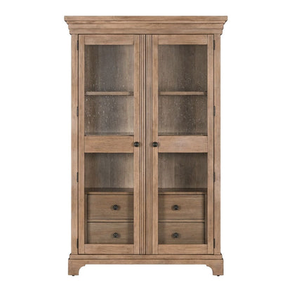 Haven Hills - Display Cabinet - Camel Beige Display Cabinets by Liberty Furniture - Walls Furniture & Mattress