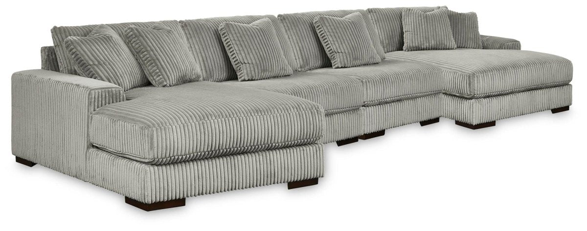 Lindyn - Sectional Stationary Sectionals by Signature Design by Ashley® - Walls Furniture & Mattress