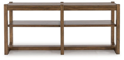 Cabalynn - Sofa Table - Light Brown Sofa Tables by Signature Design by Ashley® - Walls Furniture & Mattress
