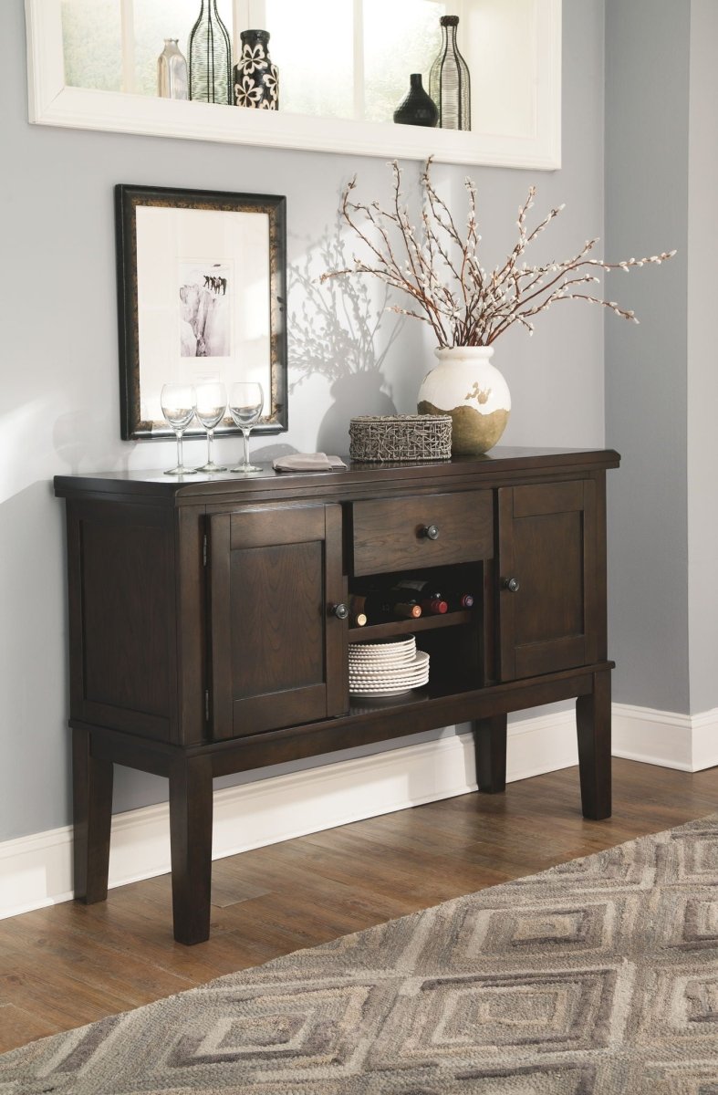 Haddigan - Dining Table With Side Chairs 5 Piece Dining Room Sets by Signature Design by Ashley® - Walls Furniture & Mattress