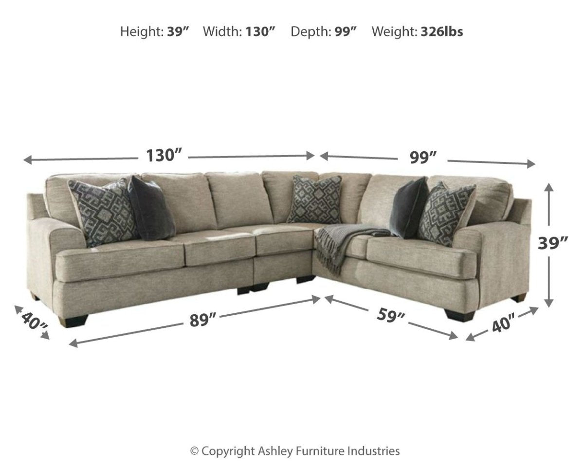 Bovarian - Sectional Stationary Sectionals by Signature Design by Ashley® - Walls Furniture & Mattress