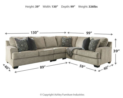 Bovarian - Sectional Stationary Sectionals by Signature Design by Ashley® - Walls Furniture & Mattress