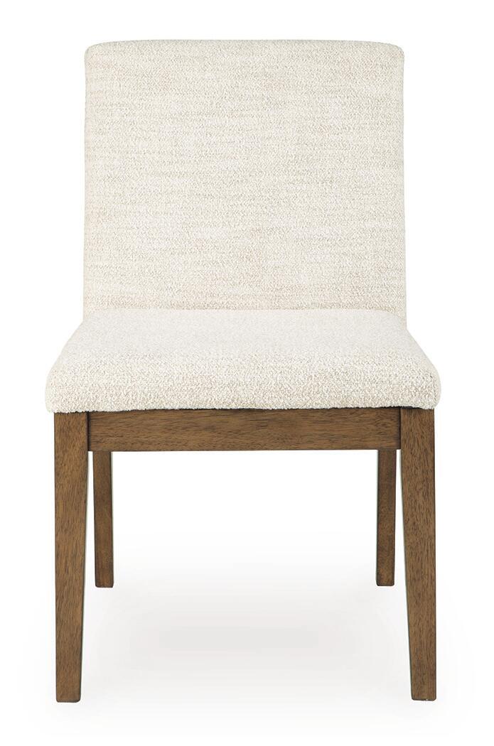 Marxmore - Dining Upholstered Side Chair (Set of 2) - Beige / Brown Chair Sets by Benchcraft® - Walls Furniture & Mattress