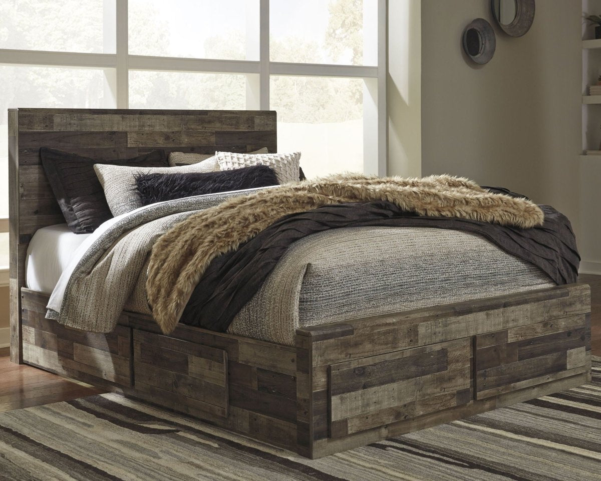 Derekson - Panel Bedroom Set 6 Piece Bedroom Sets by Benchcraft® - Walls Furniture & Mattress